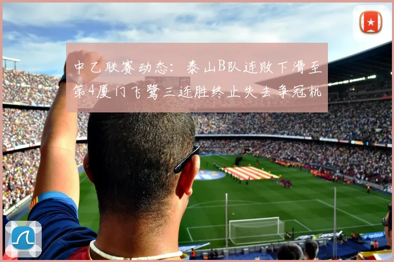 中乙联赛动态：泰山B队连败下滑至第4厦门飞鹭三连胜终止失去争冠机会